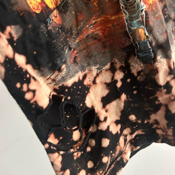 Custom Zayn Malik Zombie Bleached Graphic T-shirt - Picture 5 of 8